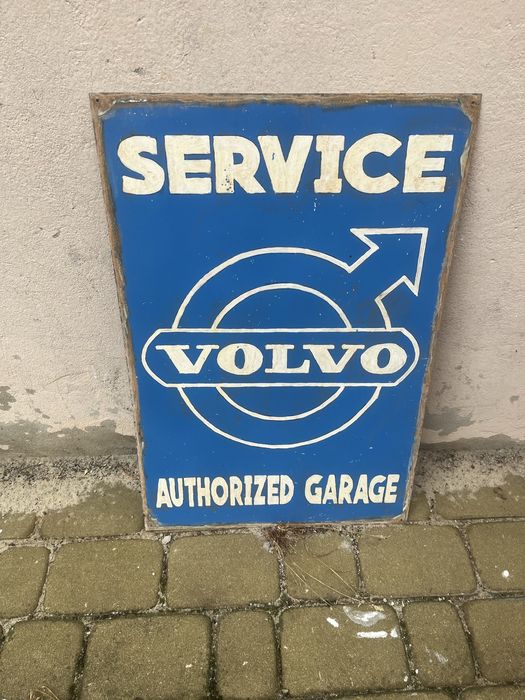 Tablica szyld Volvo Service retro vintage
