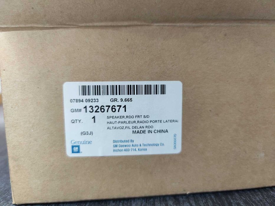 Głośnik drzwi tylnych Astra J Orlando