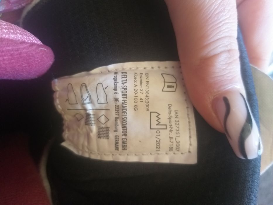 Rolki różowe rozmiar 37-41