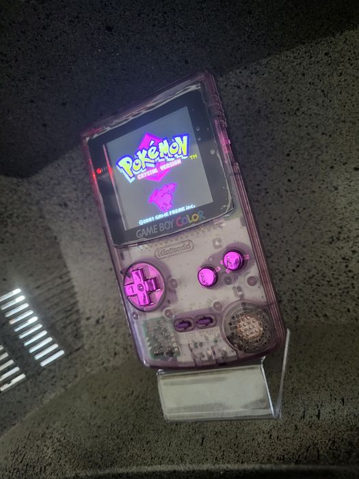 Gameboy Color purple ecrã ips 2.6