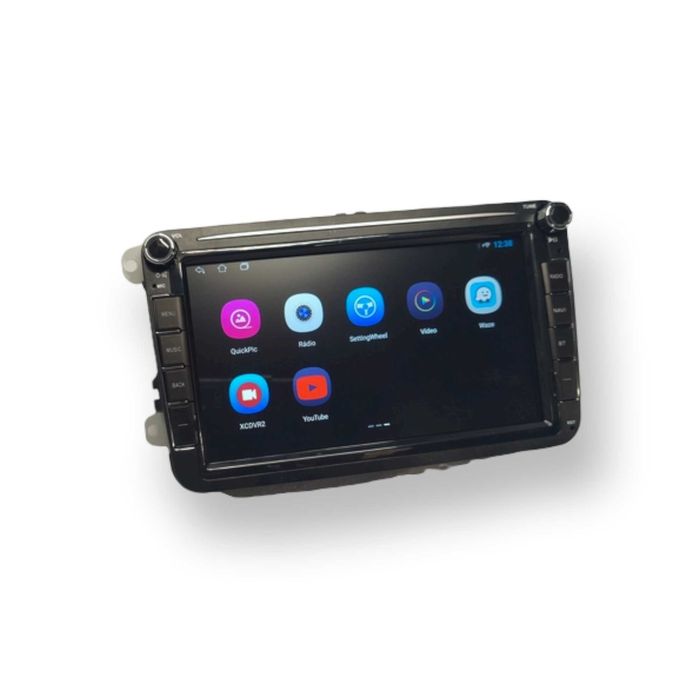 Rádio VW Passat Polo Android 13 – 2 DIN GPS WIFI 8 Polegadas