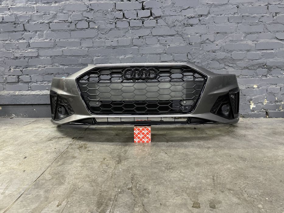 Бампер A4 B9 S Line competition S-line слайн 2020-223 shadowline