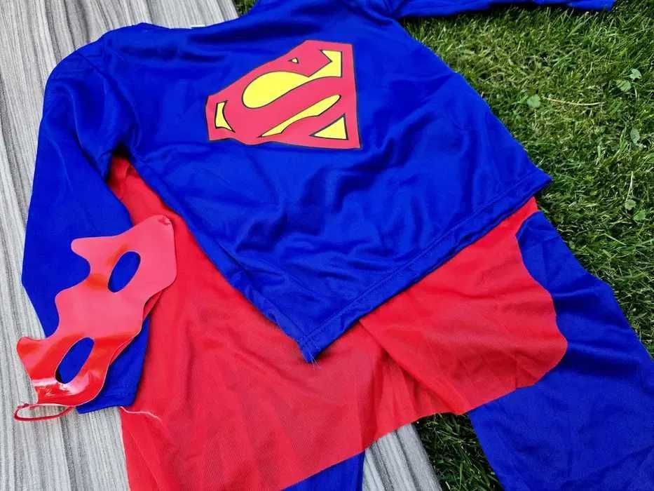 Super strój przebranie dla dzieci Superman rozm S nowy