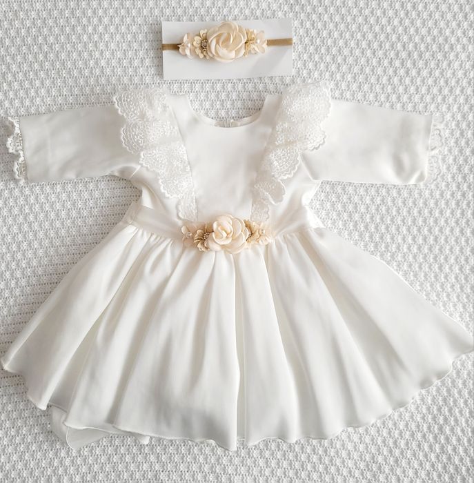 Zestaw / Komplet do chrztu dla dziewczynki 62