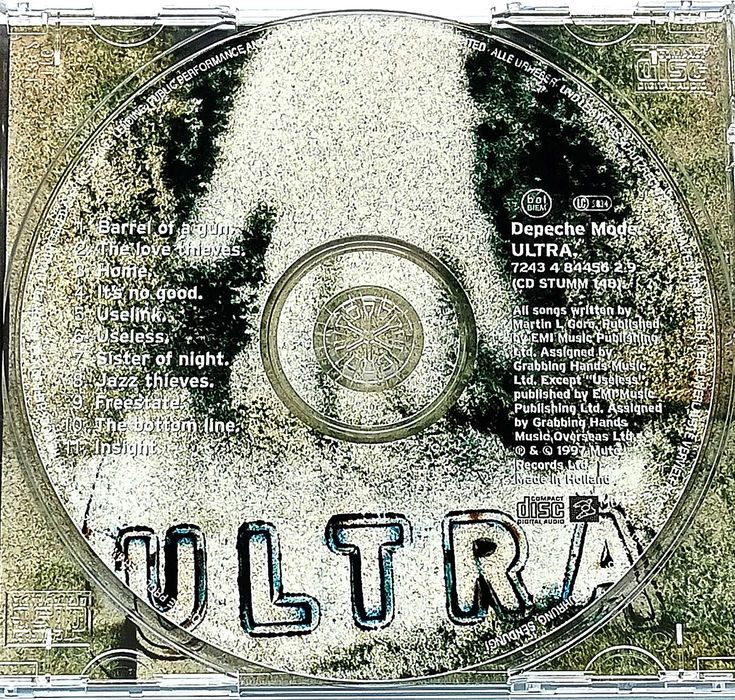 Depeche Mode – Ultra CD 1997, pierwsze wydanie holenderskie