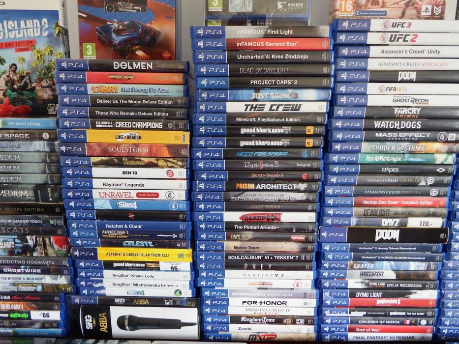 GRY PS4 PS5 GTA5 Minecraft CYBERPUNK Wiedźmin LEGO mega wybór