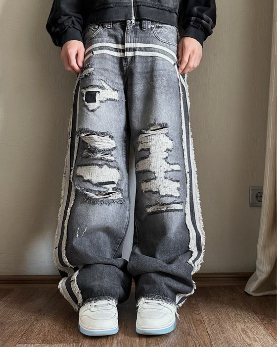 ОРИГІНАЛ Racer Worldwide Track Jeans | Рейсер трек джинсы деним чорні