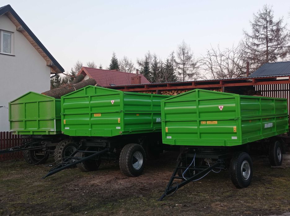 Przyczepa rolnicza bss brandys hl zarejestrowana wywrotka