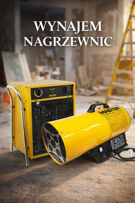 Wynajem nagrzewnica elektryczna 3kW 9kW 15kW Najem Ogrzewanie powietrz