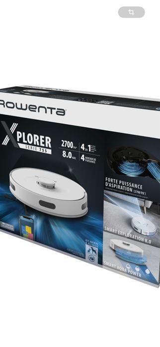 Робот-пилосос миючий Rowenta RR8577WH