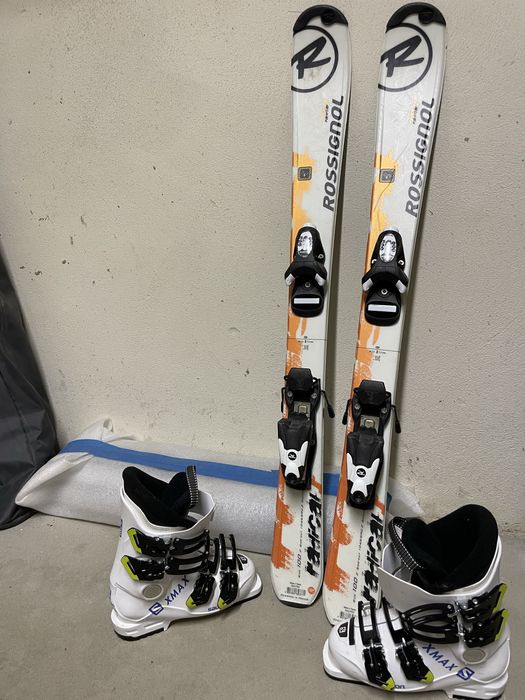 Buty narciarskie + narty 100cm