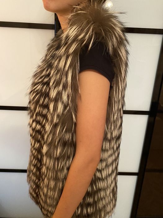 Жилет из чернобурки