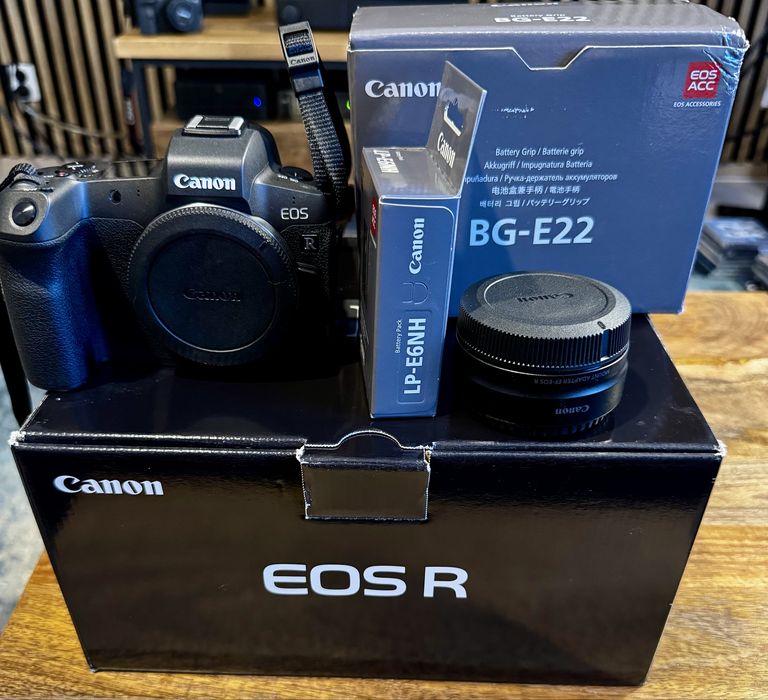 Canon EOS R, pełna klatka, zestaw, jak nowy!