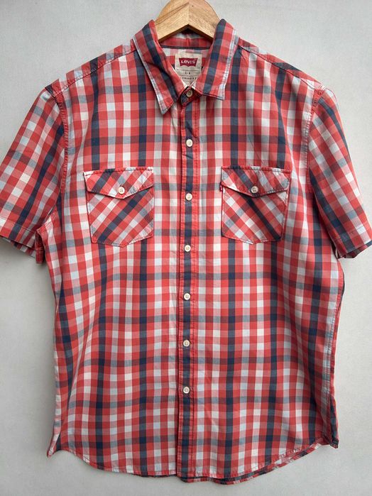 Levi's _ Koszula z krótkim rękawem w kratkę L