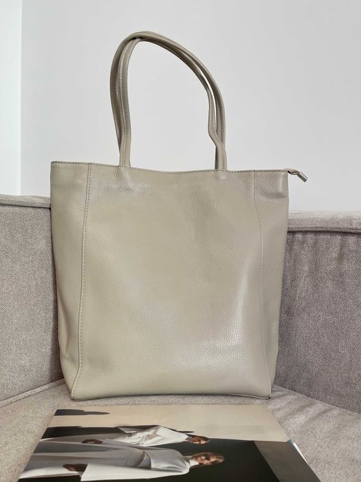 Велика шкіряна сумка шопер Італія