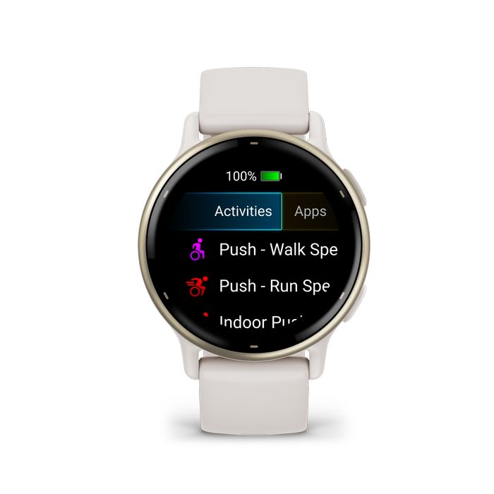 Smartwatch GPS Desporto e Saúde Vivoactive 5 Dourado/Marfim
