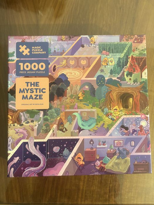 The mystic maze puzzle kompletne jak nowe 1000 elementów