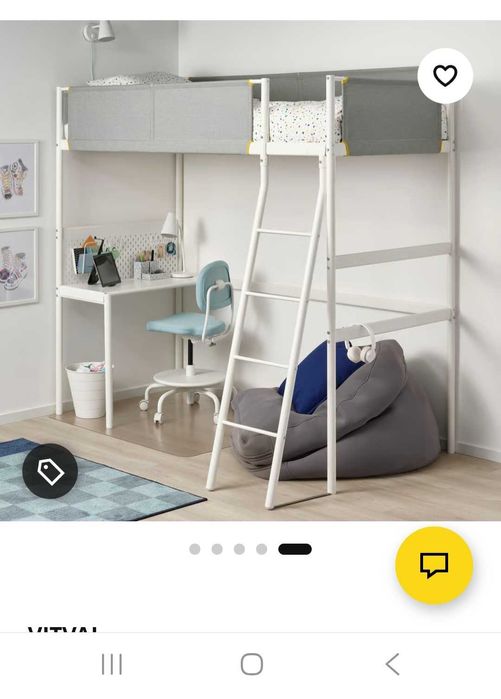 Cama com secretaria