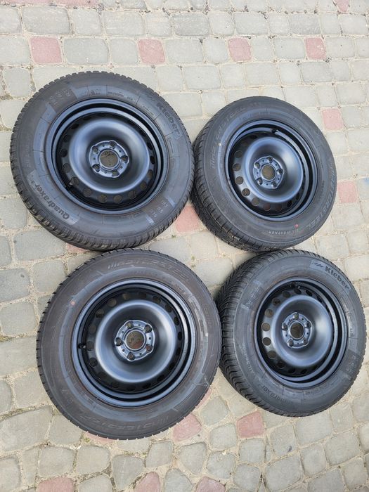 Шини,диски ковпаки комплект колеса взборі Renault Kangoo R15,195/65: 9 ...