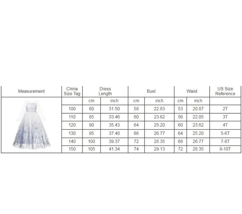 Сукня принцеси Ельзи.  Святкова сукня на хеллоуин