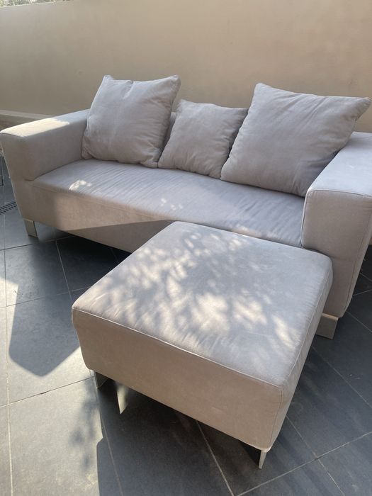 Sofa 3 lugares com chaise longue