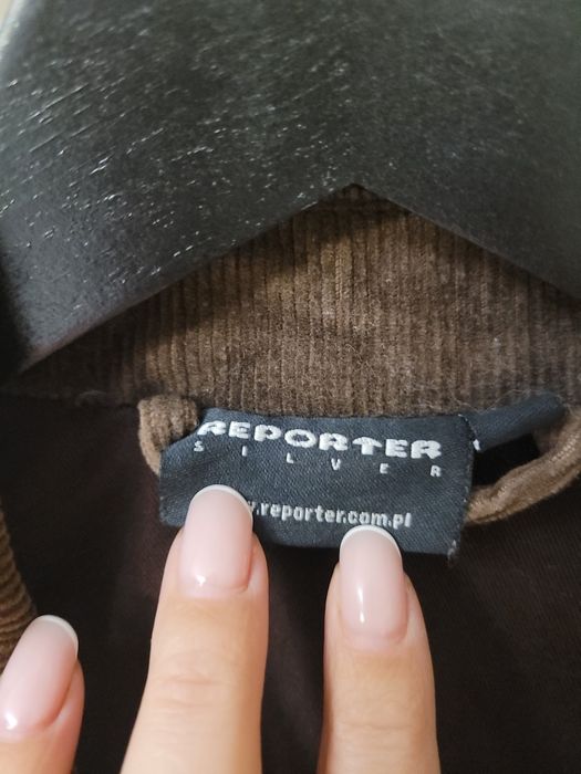 Marynarka brązowa rozm S katana sztruks Zara