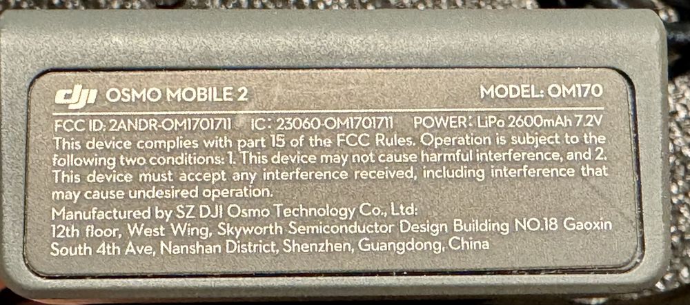 Dji Osmo Mobile 2