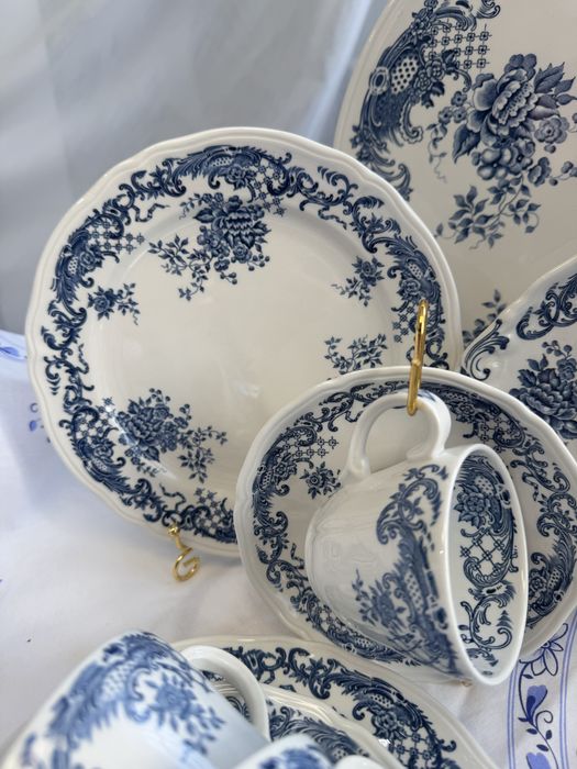 Villeroy boch valeria, віллерой бох валерія, синій, чайний сервіз