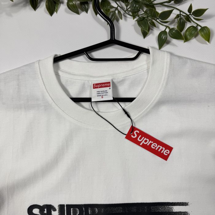 Футболка Supreme Blur logo S-XL тішка суприм супрім дабл лого