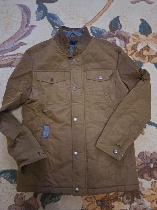 Чоловіча куртка демісезонна коричнева