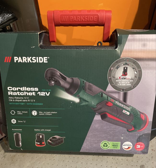 Roquete Parkside 12v- novo e completo