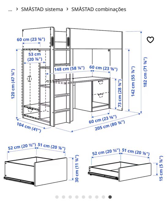 Vendo Cama de criança