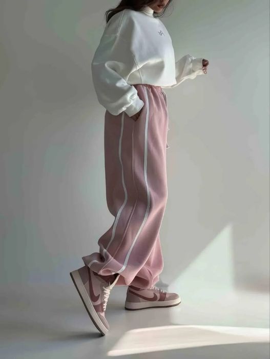 Супер круті широкі штани на флісі