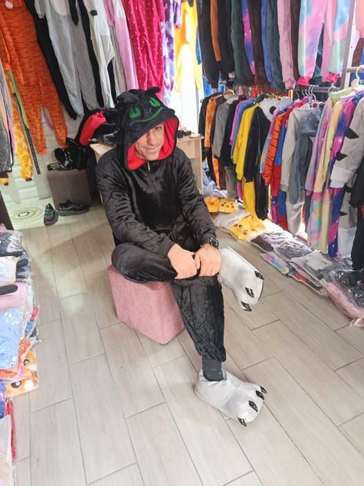 Кигуруми БЕЗЗУБИК Стич Пикачу кот ЧИИ Спуки Тоторо Единорог Лиса S-XL