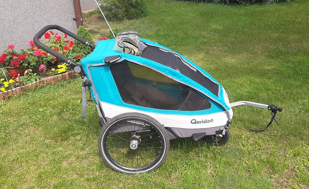 Qeridoo sportex 1 plus zaczepy do roweru.