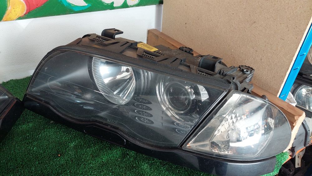 Oticas xenon originais bmw e46 fase 1 sedan ou touring