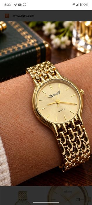 Винтажные женские наручные часы ingersoll quartz