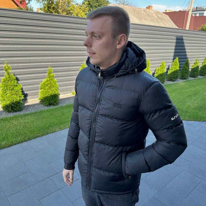 Чоловіча тепла куртка З КАПЮШОНОМ
