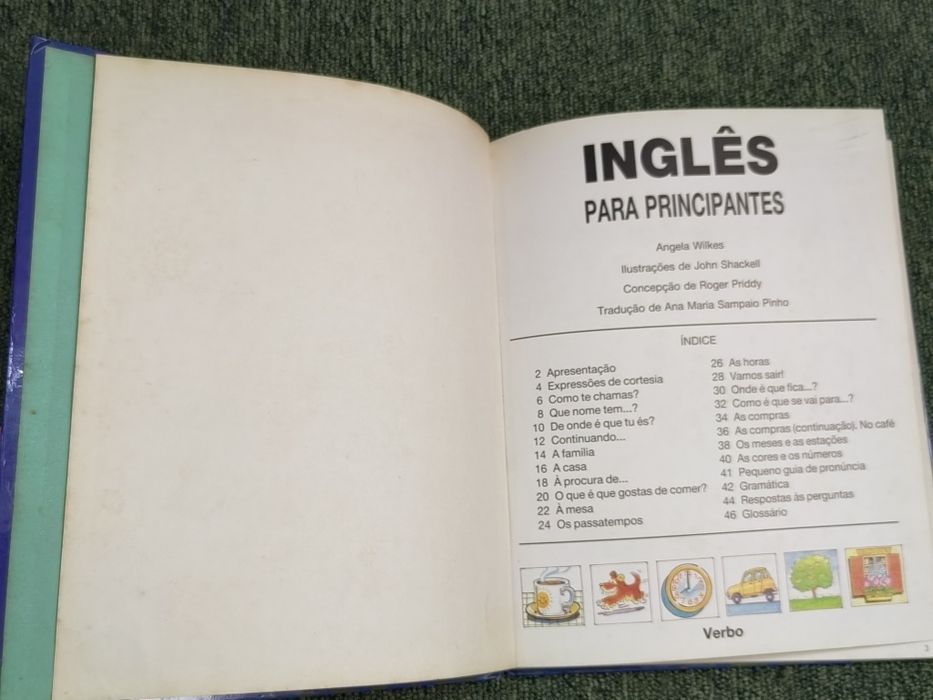 Livro "Inglês para Principiantes" de Angela Wilkes