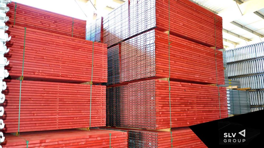 Rusztowanie Plettac 60m2 podesty drewniane NOWE TANIO 5800 BRUTTO