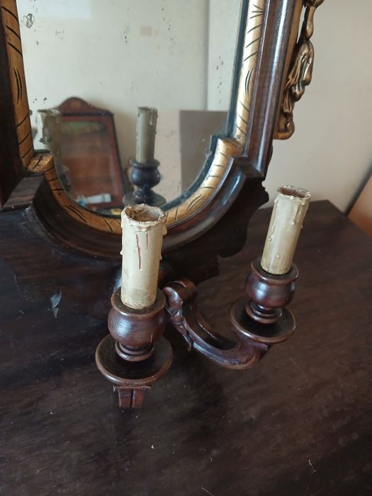2 espelhos de Parede  com iluminação integrada.