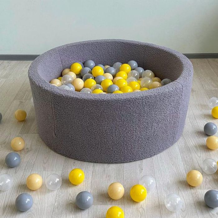 Сухий  басейн Тедді з кульками та без.D=100см.Бассейн с шариками Тедди