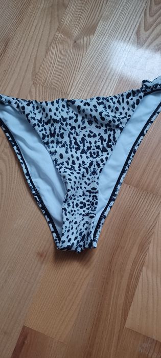 Dół od bikini biała panterka r M/L