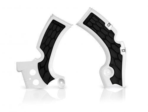 protetor chassis acerbis branco / preto kawasaki kx 450f