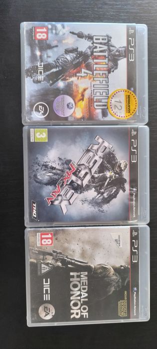 Medal of honor/Battlefield 4/Mx vs atv reflex  PlayStation 3