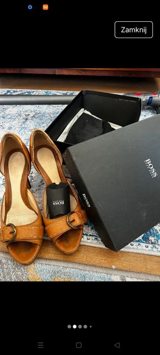 Oryginalne czółenka od Hugo Boss rozmiar 37,5