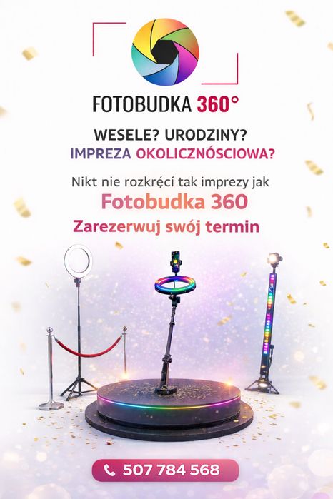 Wynajem fotobudki 360