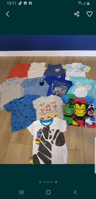 Koszulki z krótkim rękawem  rozmiar 86