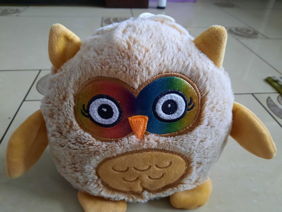 Sowa maskotka poduszka