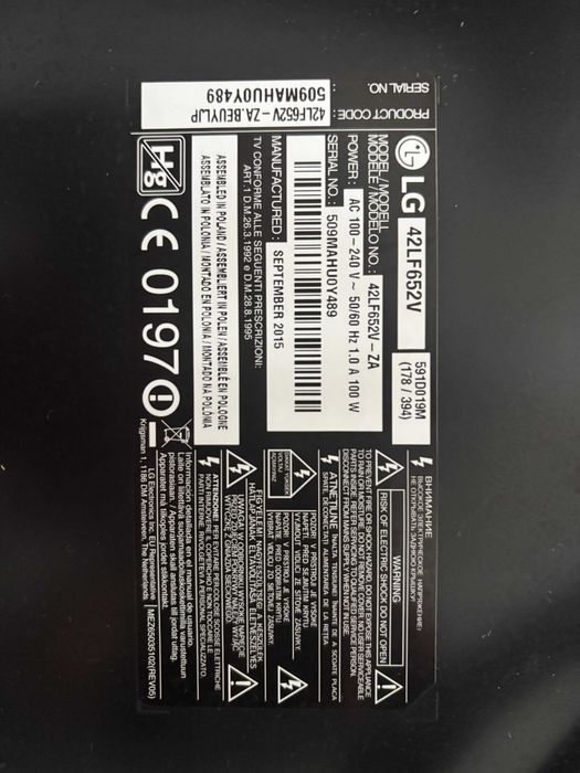 Televisão LG SmartTV 42"